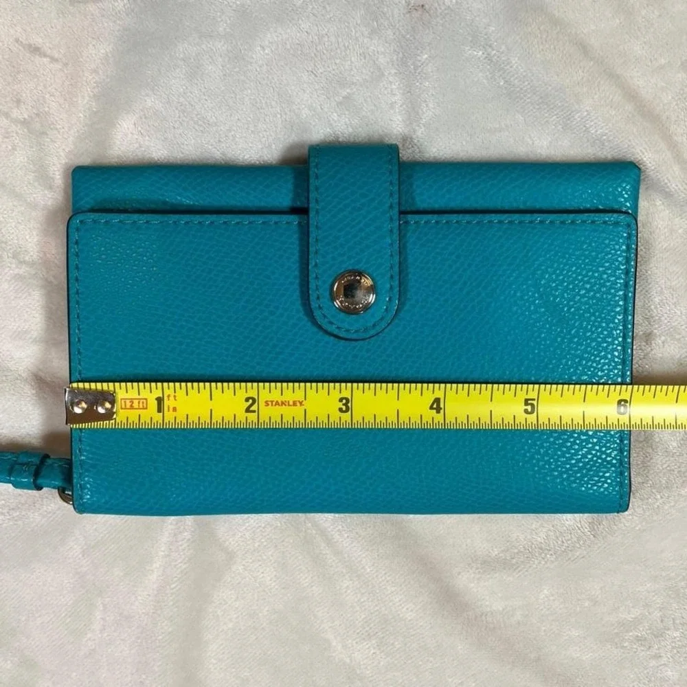 Coach teal leather